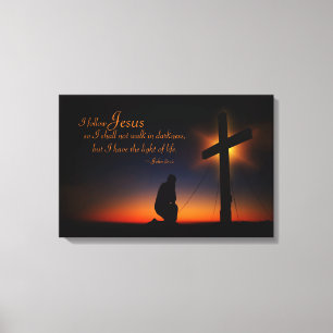 Holy Cross at Sunset (Personalise) Canvas Print