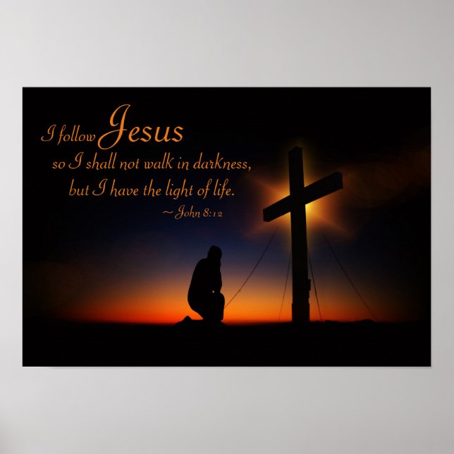 Holy Cross at Sunset (Personalise) Poster (Front)