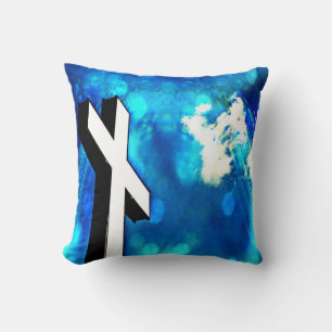 Holy Cross Blue Sky Sparkle Cushion