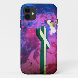 Holy Cross Raspberry/Blue Velvet iPhone 5 case
