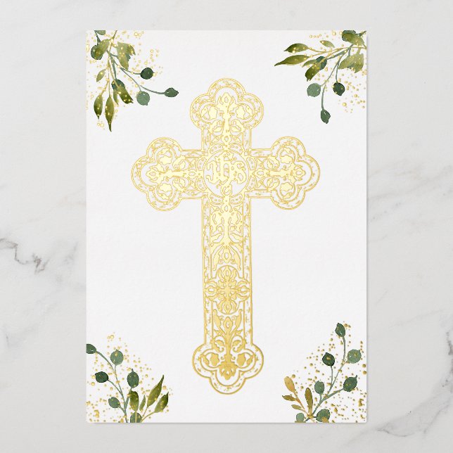 Holy Cross religious card (Front)