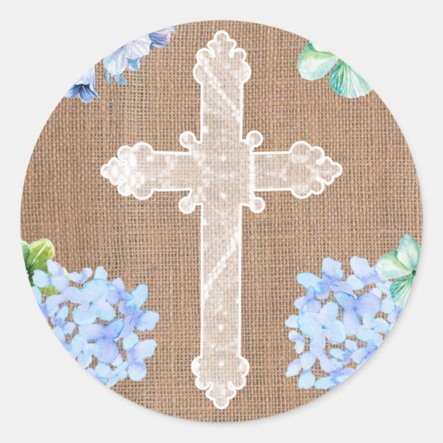 Holy Cross stickers for Confirmation or Communion (Front)