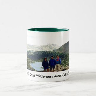 Holy Cross Wilderness Area, Colorado Two-Tone Coffee Mug