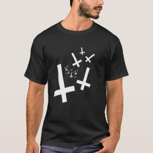 Holy Crosses 666 Hail Satan T-Shirt