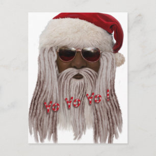 Holy (dark) in Dreads - Yo Yo Yo! Holiday Postcard