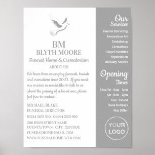 Holy Dove, Funeral Home, Directors Poster