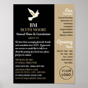 Holy Dove, Funeral Home, Directors Poster