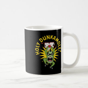 Holy Dunkamole Bysketbyll Streetbyll Avocado Men W Coffee Mug