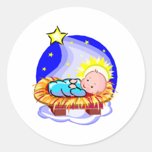 Holy Emmanuel Classic Round Sticker