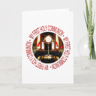 HOLY EUCHARIST - HOLY COMMUNION CARD