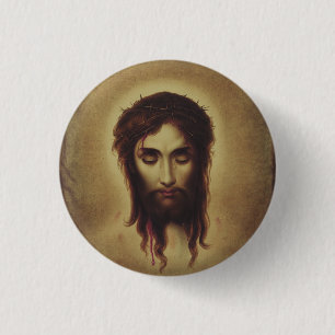 Holy Face of Jesus Christ 3 Cm Round Badge