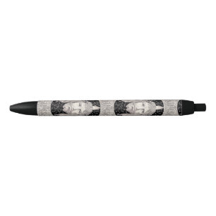 Holy Face of Jesus Christ Black Ink Pen