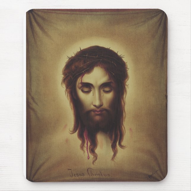 Holy Face of Jesus Christ Mouse Mat (Front)
