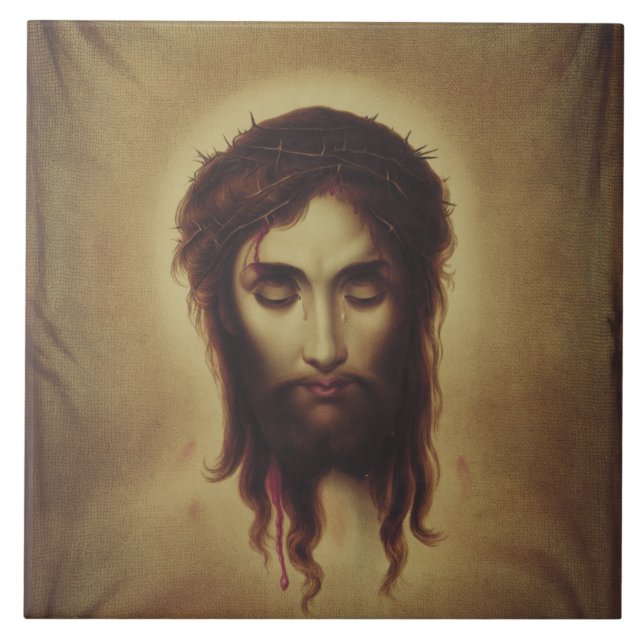 Holy Face of Jesus Christ Tile (Front)