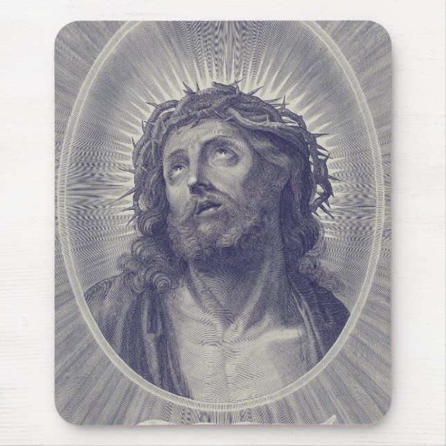 Holy Face of Jesus Mouse Mat (Front)