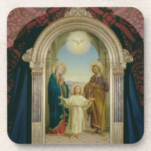 Holy Family, 1898 (tempera on panel) Coaster