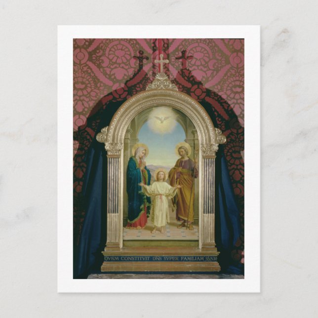Holy Family, 1898 (tempera on panel) Postcard (Front)