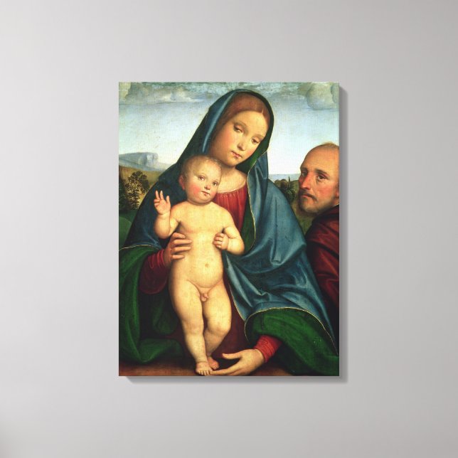 Holy Family Canvas Print (Front)
