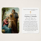 Holy Family Catholic Funeral Memorial Holy Card -