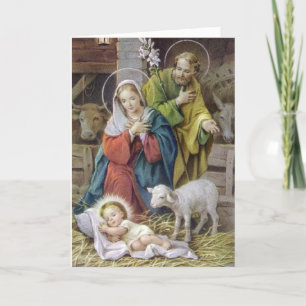 Holy Family Christmas Card