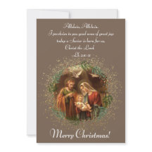 Holy Family Christmas Card