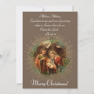 Holy Family Christmas Card