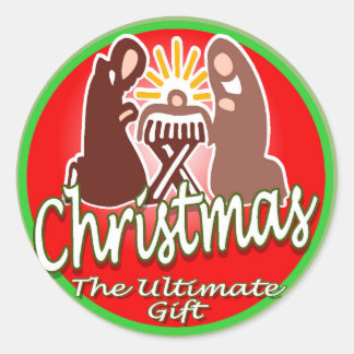 Holy Family Christmas Sticker