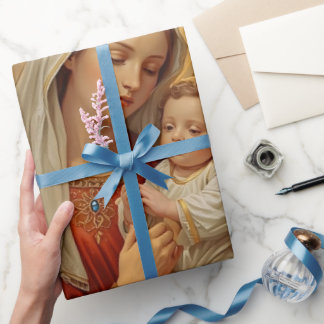 Holy Family Christmas Wrapping Paper For gift pack