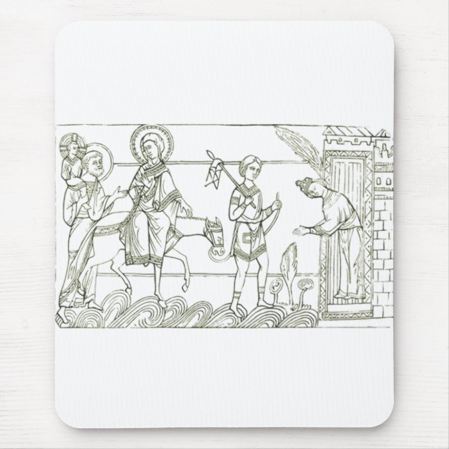 Holy Family Flights into Egypt  Mouse Mat (Front)
