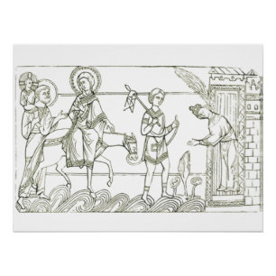 Holy Family Flights into Egypt Poster