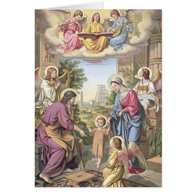 Holy Family Funeral Sympathy Holy Card Thank You (Front)