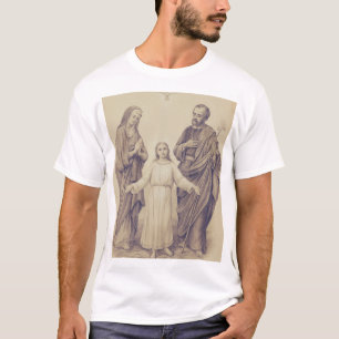 Holy Family Jesus, Virgin Mary and Saint Joseph T-Shirt