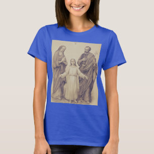 Holy Family Jesus, Virgin Mary and Saint Joseph T-Shirt