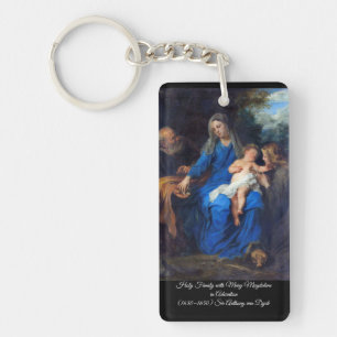 Holy Family Key Ring