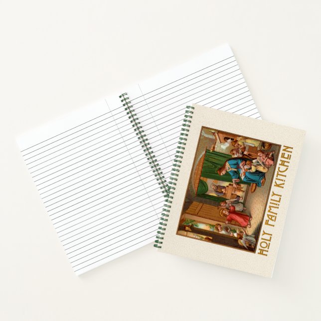 Holy Family Kitchen Spiral Notebook (Inside)