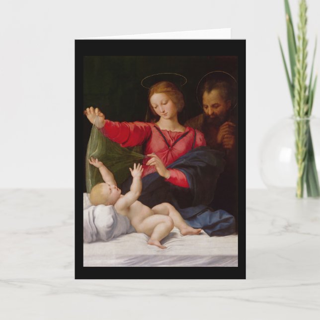 Holy Family La Madone de Lorette Holiday Card (Front)