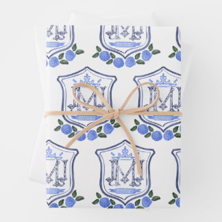 Holy Family Monogram Wrapping Paper 