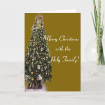 Holy Family of Nazareth, Christmas Blessings, Card