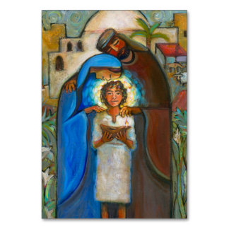 Holy Family prayer card