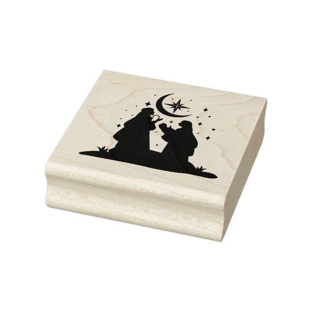 Holy Family Praying Rubber Stamp (Stamp)