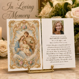 Holy Family Rococo Funeral Memorial Prayer
