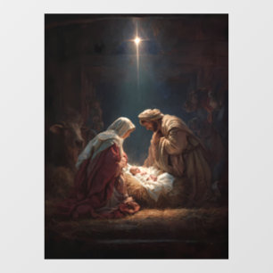 Holy Family Window Cling