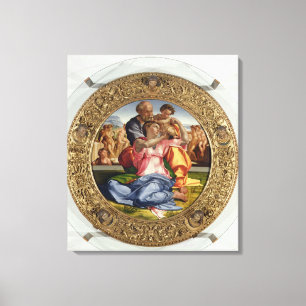 Holy Family with St. John (Doni Tondo), 1504-05 (o Canvas Print