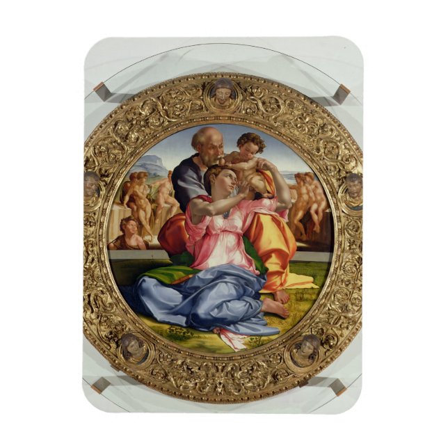 Holy Family with St. John (Doni Tondo), 1504-05 (o Magnet (Vertical)