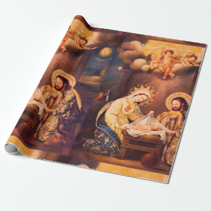 Holy Family Wrapping Paper