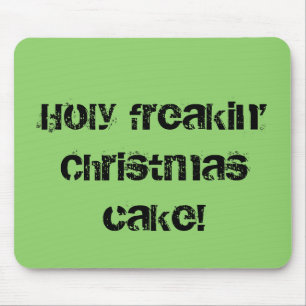 Holy freakin' Christmas cake Orphan Black quote Mouse Mat