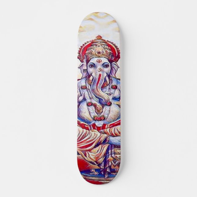 Holy Ganesha Indie Element Custom Pro Park Board Skateboard (Front)