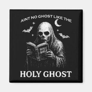 Holy Ghost Creepy Realistic Distressed Halloween B Magnet
