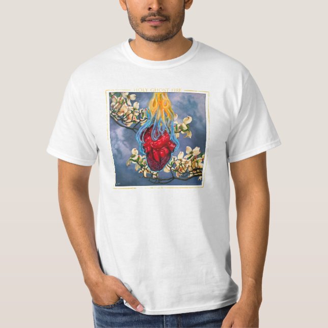 Holy Ghost Fire White Tee Shirt (Front)