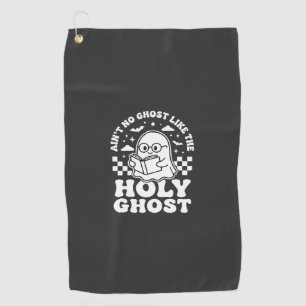 Holy Ghost Retro Halloween Ghost Design_1 Golf Towel